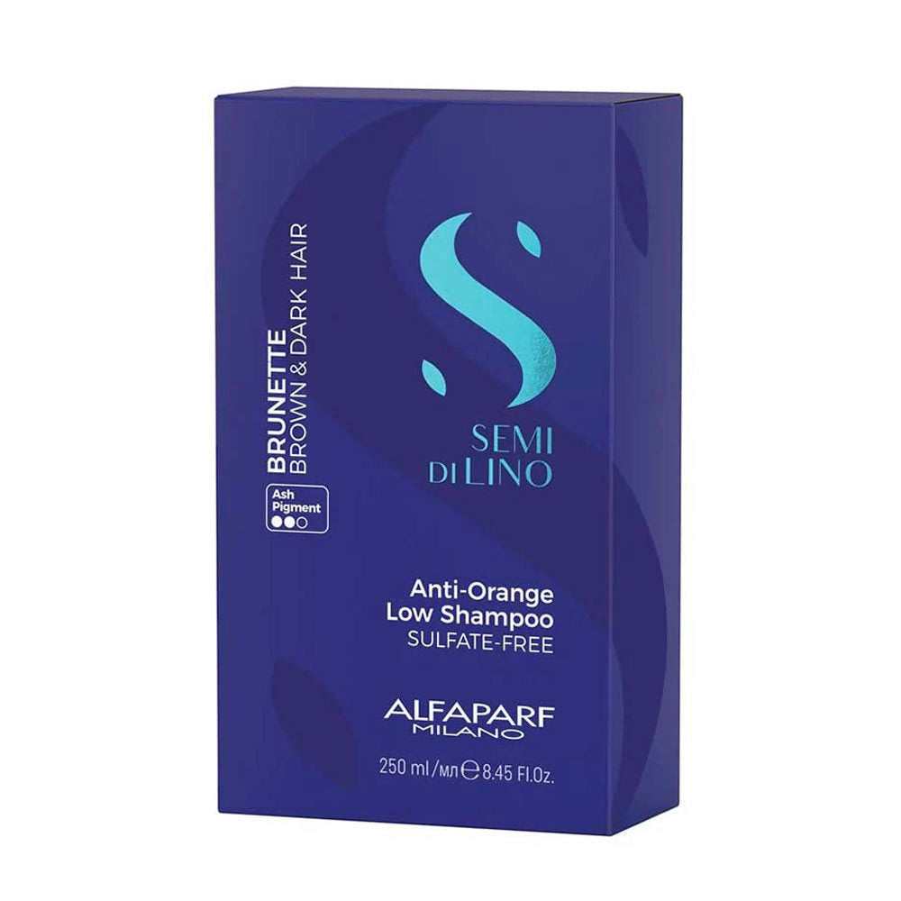 Alfaparf Brunette Anti-Orange Low Shampoo 250ml - shampoo delicato anti-arancio