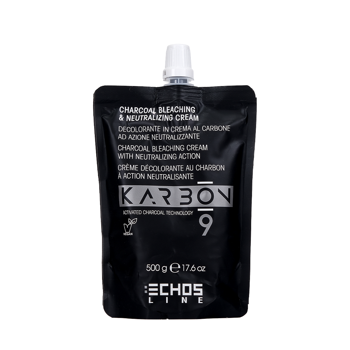 Decolorante Capelli in Crema al Carbone Karbon 9 500 g ECHOSLINE