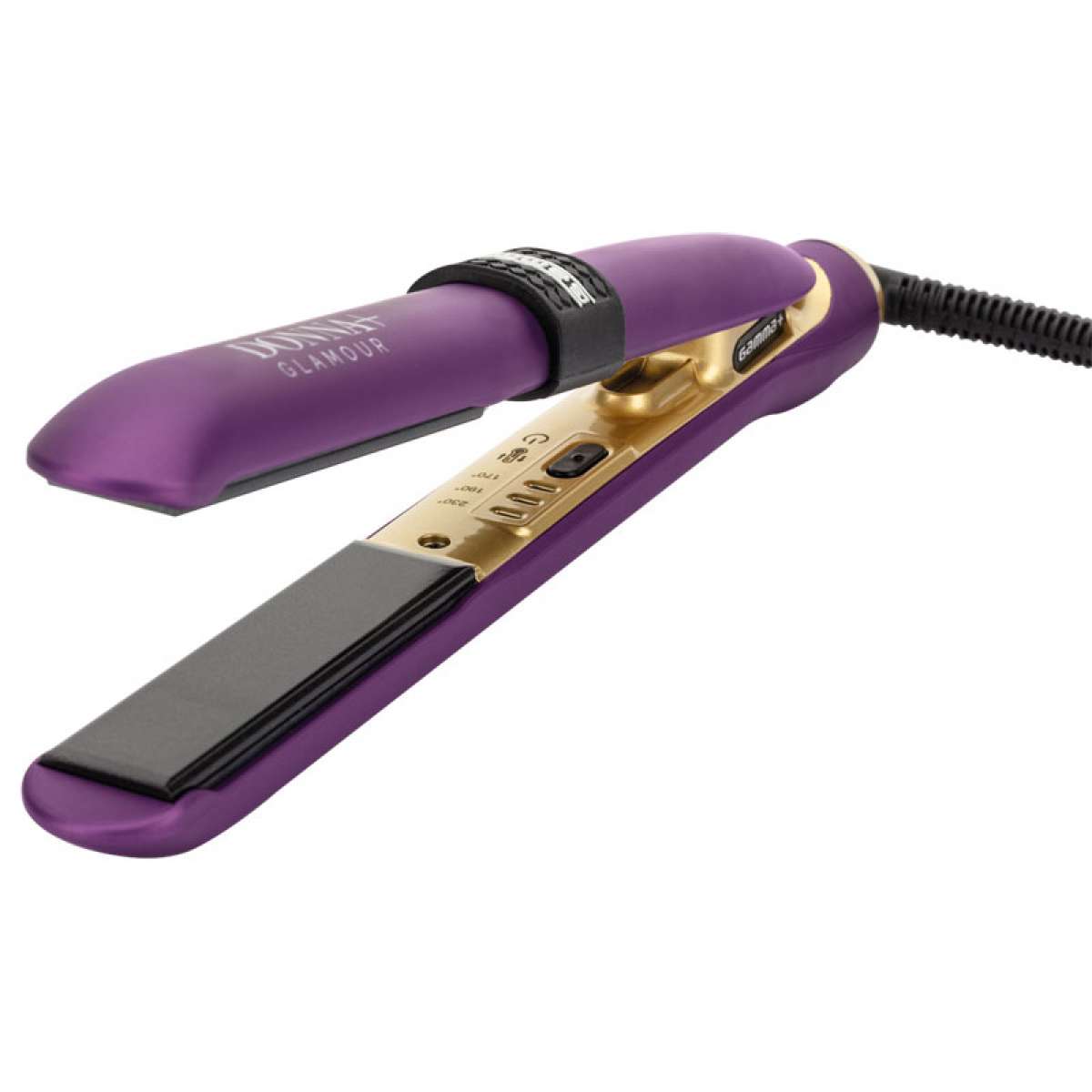 Professionelles Glätteisen für Damenhaar + Glamour PIU RANGE