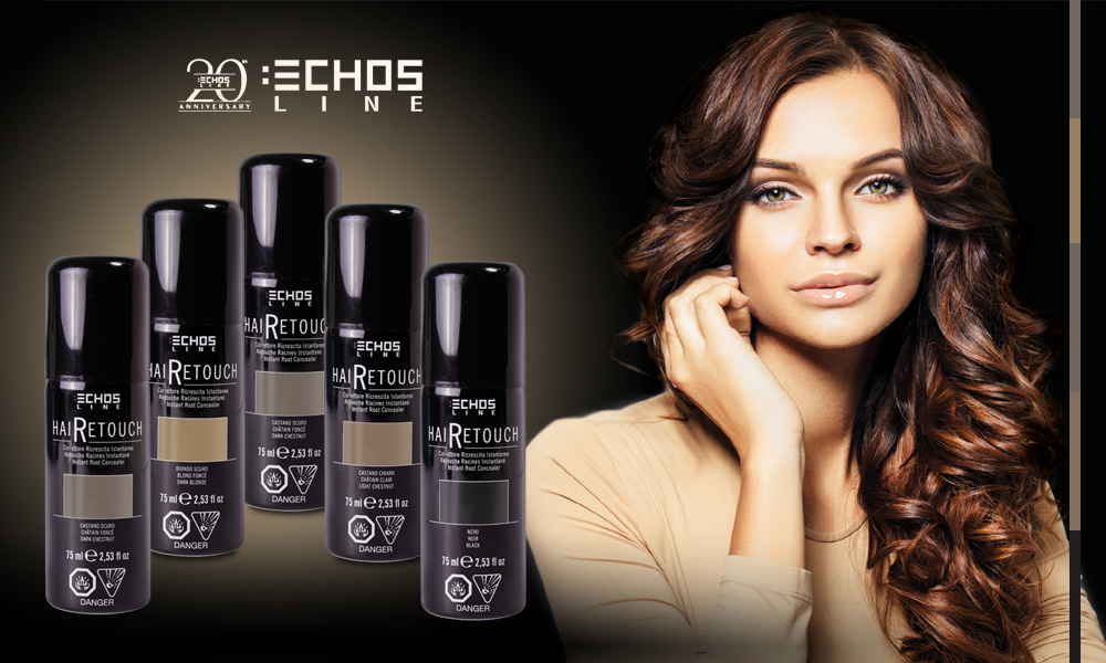 Spray CASTANO SCURO Ricrescita Hairetouch 75ml ECHOSLINE