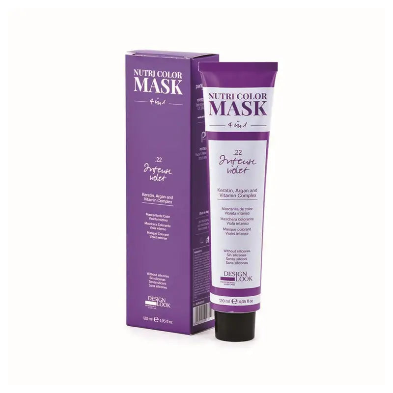 Nutri Color Mask 4 in 1 - Intensives Violett .22 - 120 ml DESIGN LOOK