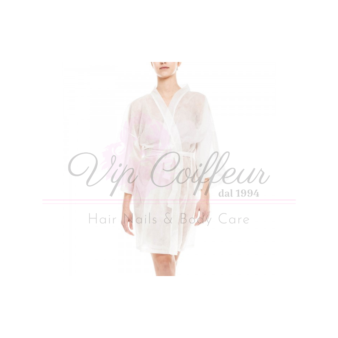 Kimono in TNT Monouso Confezione 10 pezzi Bianco RO.IAL