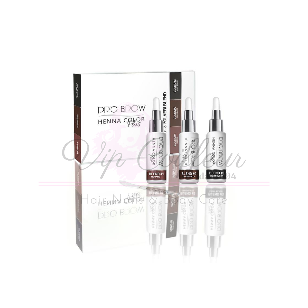 Henna Color – Kit 3 Polveri Blend PRO BROW