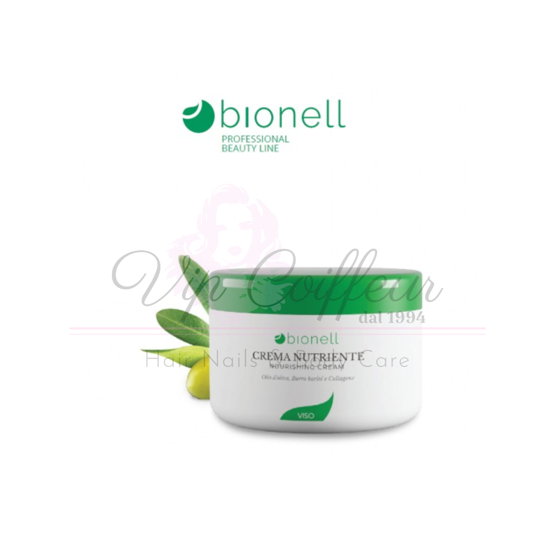 Pflegende Gesichtscreme Olivenöl Sheabutter und Kollagen 500ml BIONELL