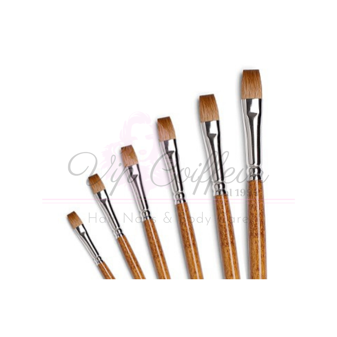 Pennello singolo con manico in legno diverse misure