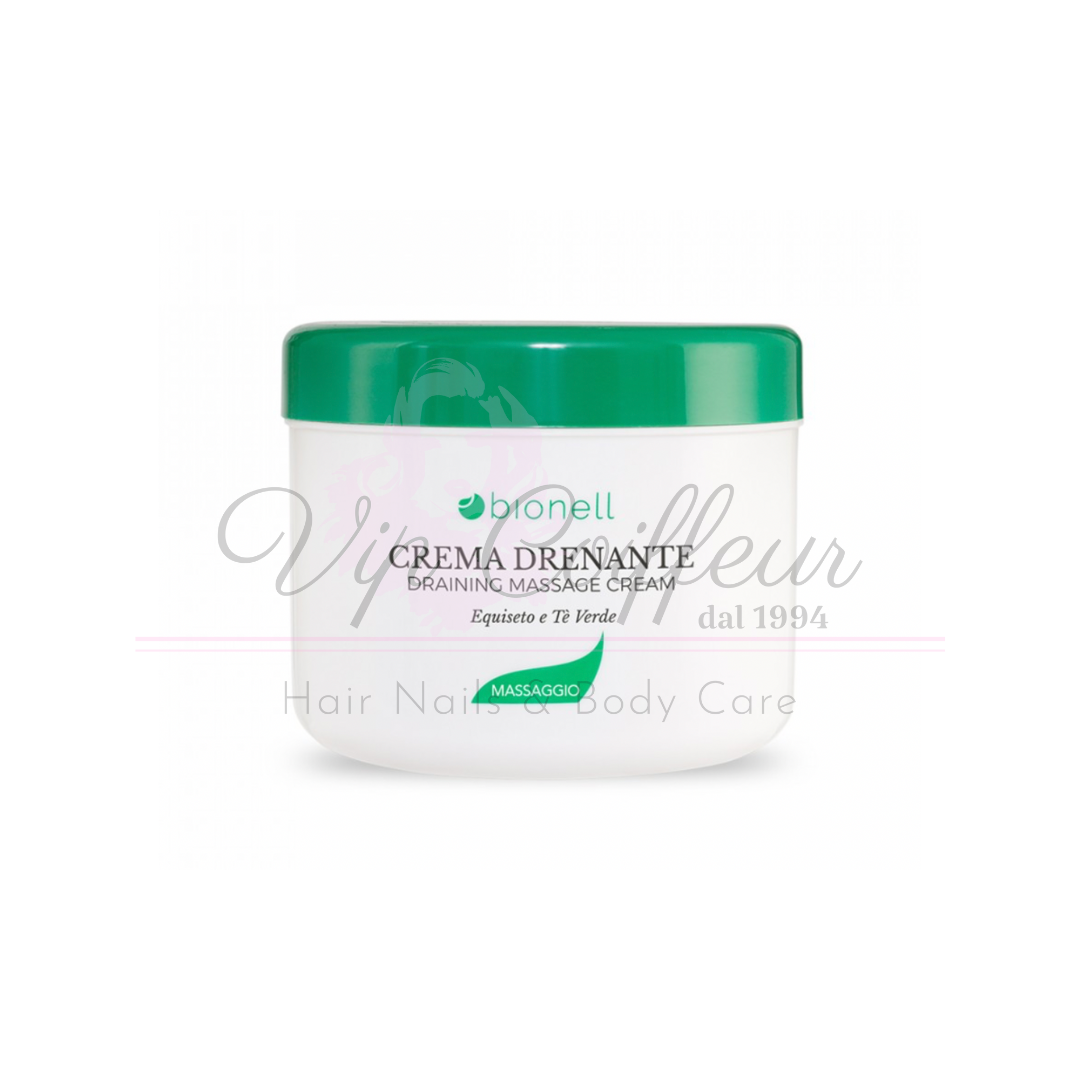 Schachtelhalm und grüner Tee entwässernde Massagecreme 500ml BIONELL