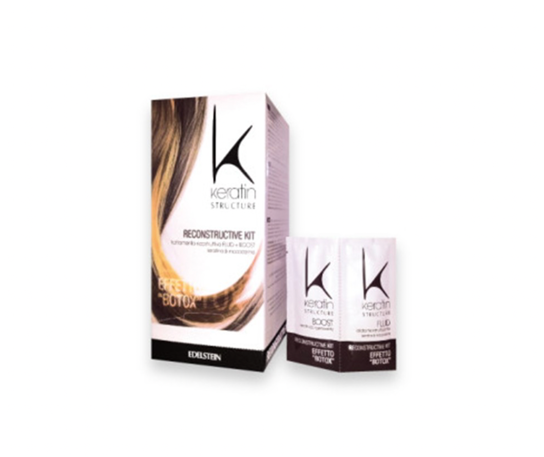 Kit Ristrutturante Capelli alla Cheratina BOOST + FLUID EDELSTEIN