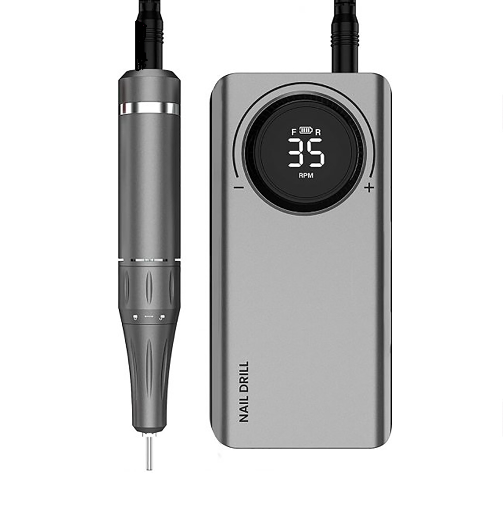 FRESA MANICURE PORTATILE RICARICABILE PROFESSIONALE RICOSTRUZIONE UNGHIA 35000 RPM GIRI