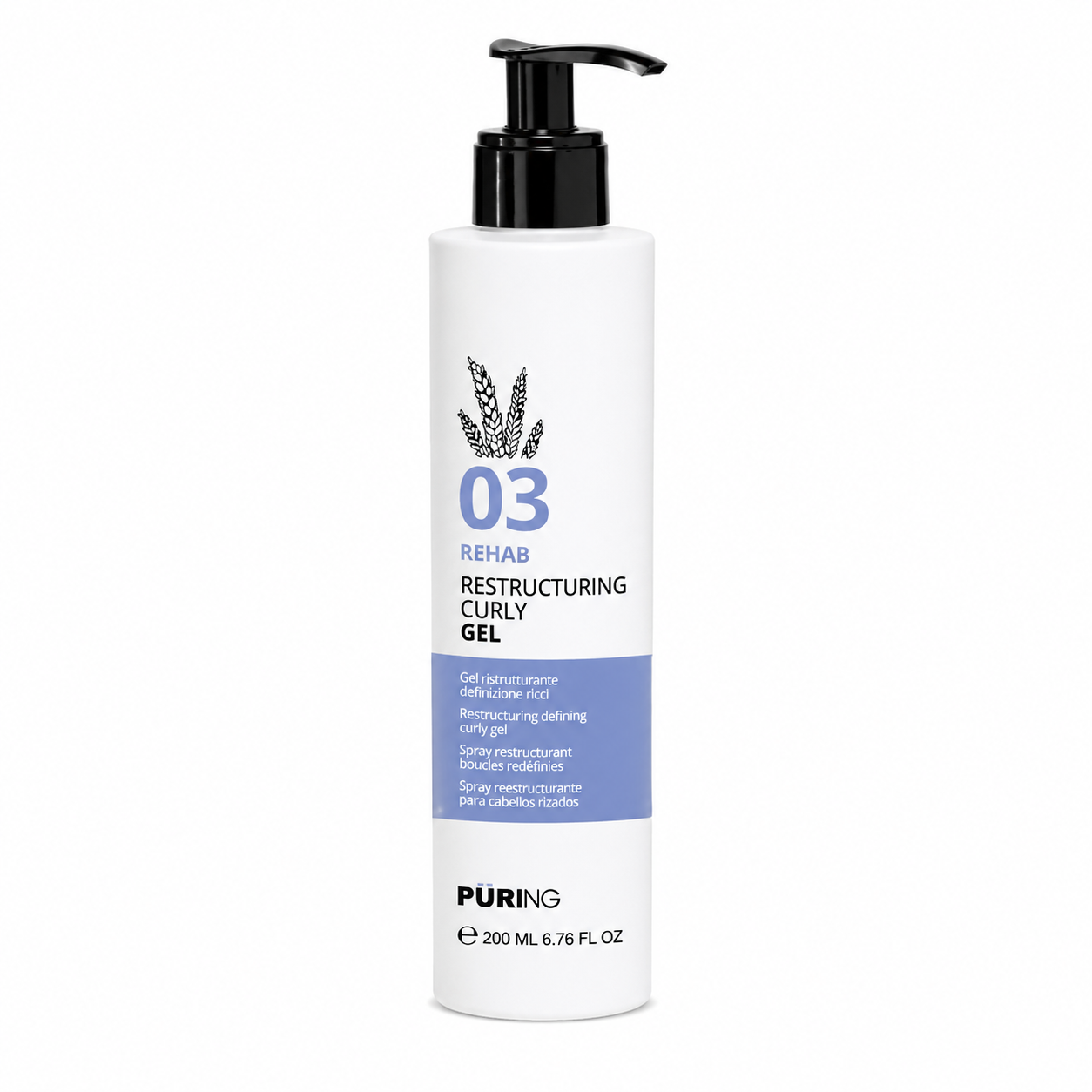 03 Rehab Restructuring Curly Gel 200 ml PURING