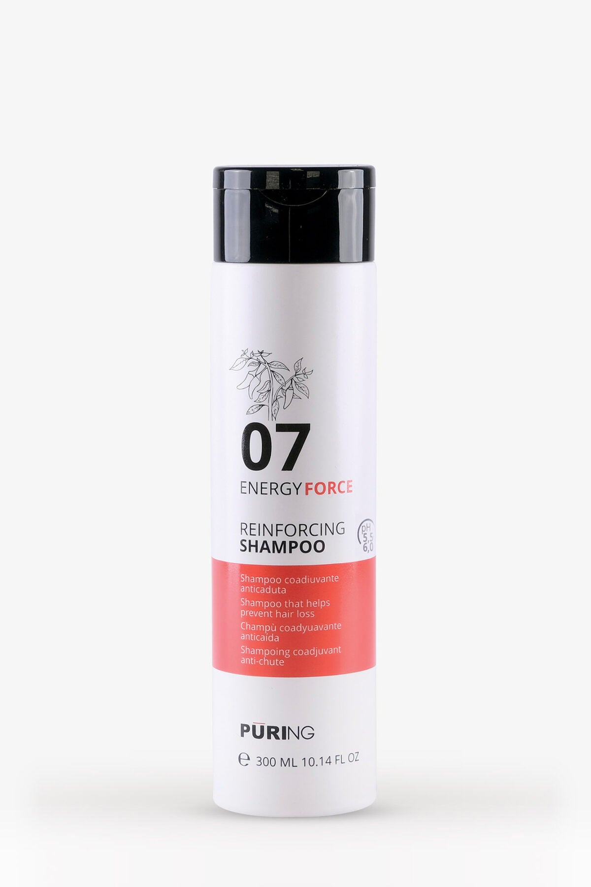 Stärkendes Set Force Energizing Superactive Fläschchen + Shampoo 300 ml Puring
