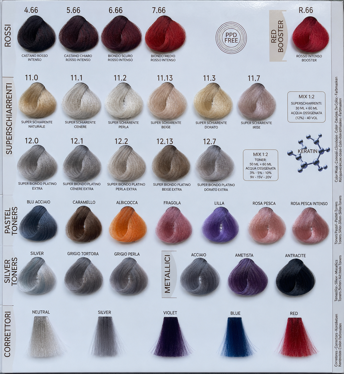 COLOR LUX Tinta Crema Colorante Professionale 100 ml