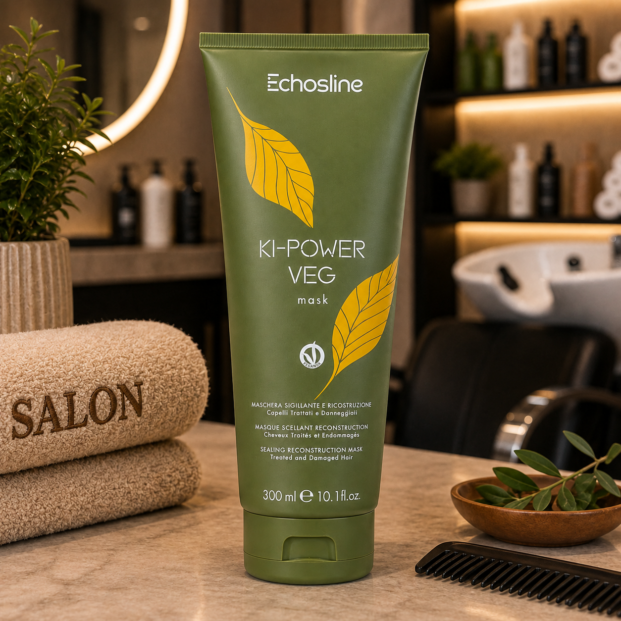Echosline Ki-Power Veg Mask 300 ml Ricostruzione