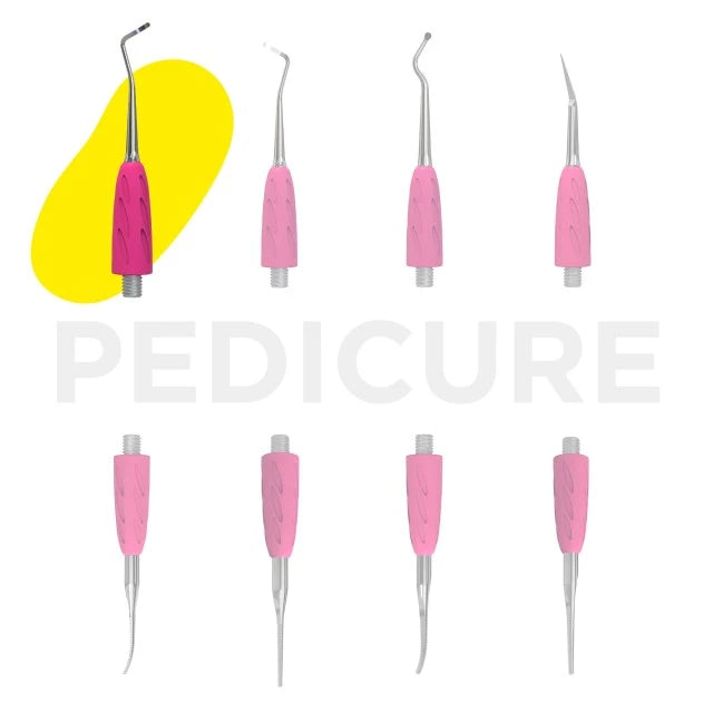 Parte operativa della spatola Combo UNIQ 32 curette (curvatura verso destra)