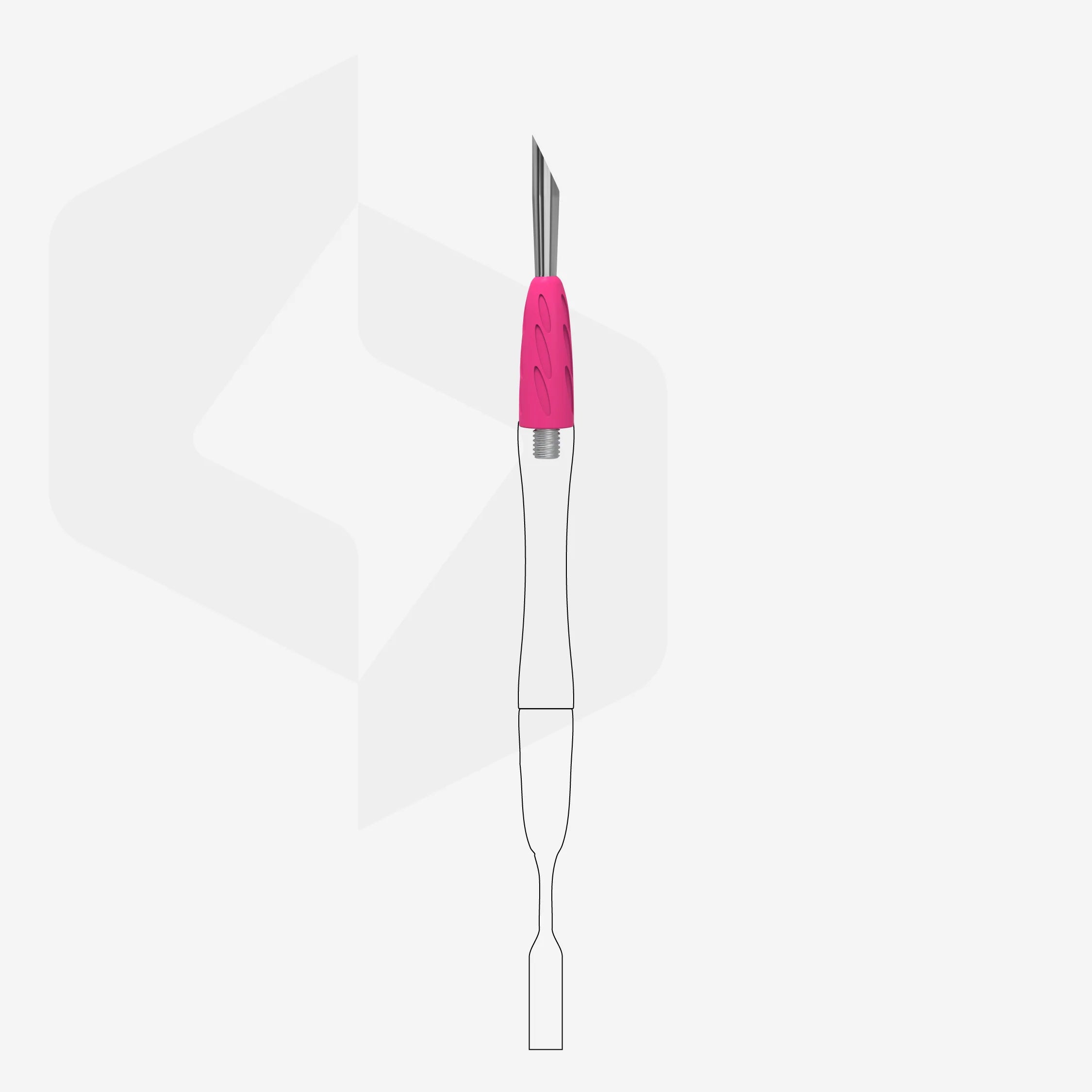 EXPERT 51 Professionelle Nagelhautschere mit Hakenspitze