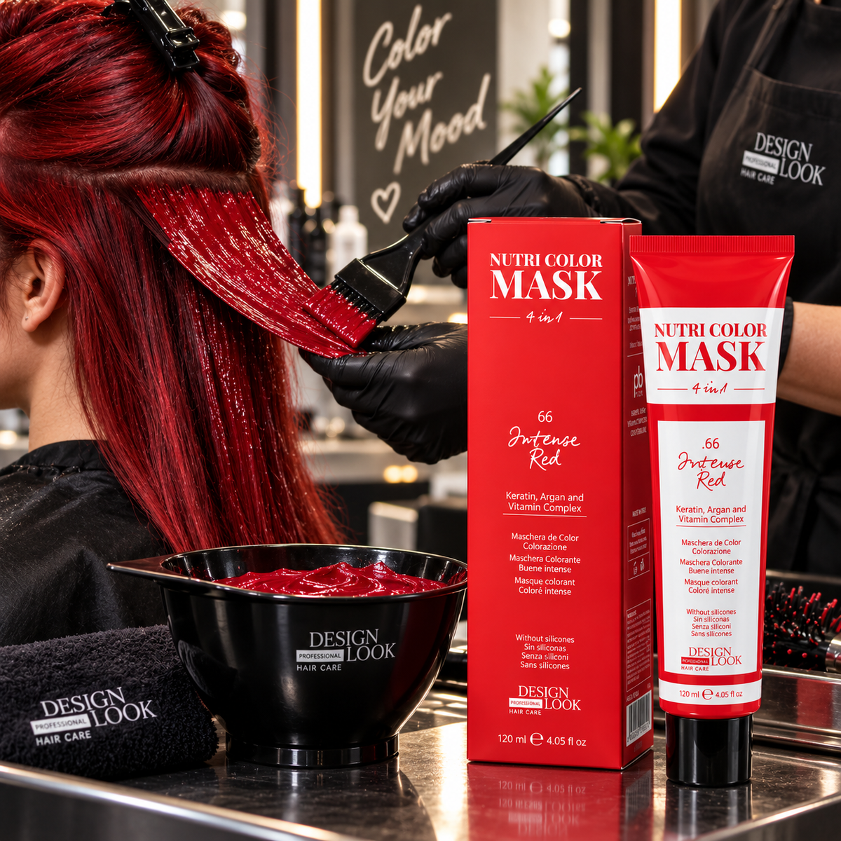 Nutri Color Mask Intense Red .66 120 ml