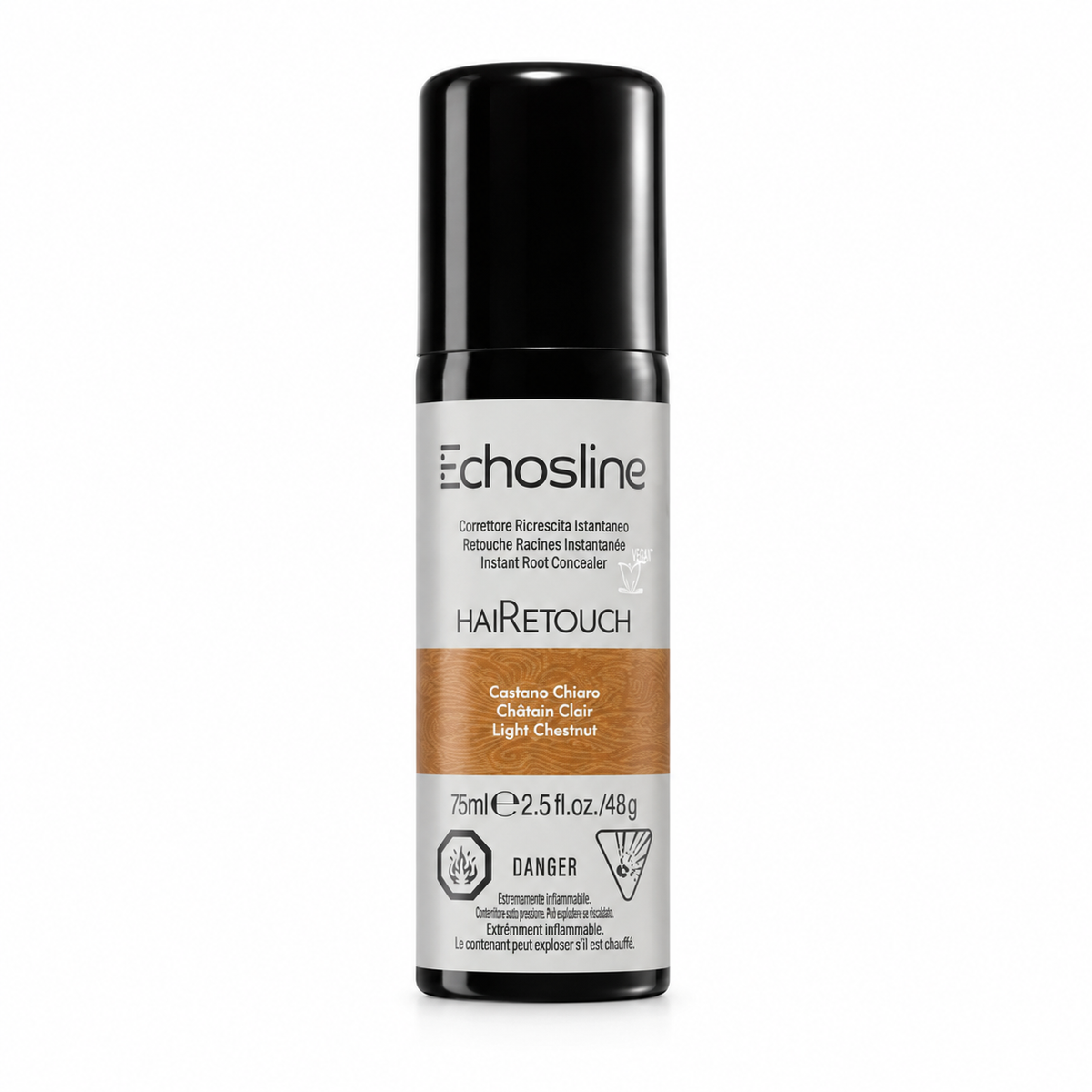 Spray Ricrescita Castano Chiaro Hairetouch 75 ml