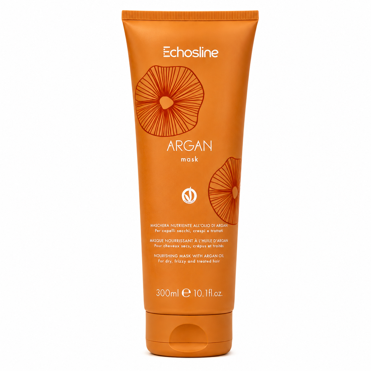 Echosline Argan Mask 300 ml per Capelli Trattati