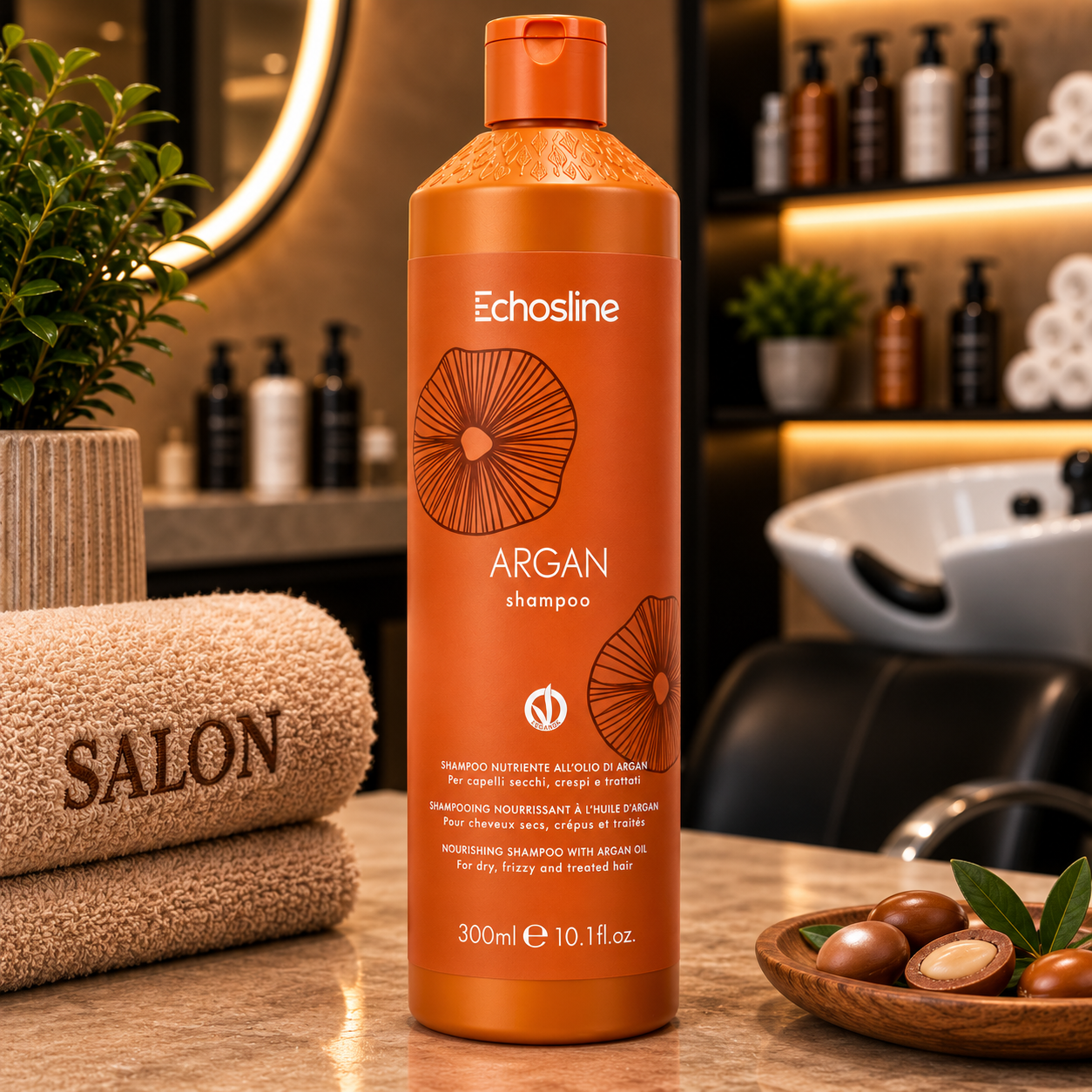 Argan-Shampoo 300 ml Echosline 