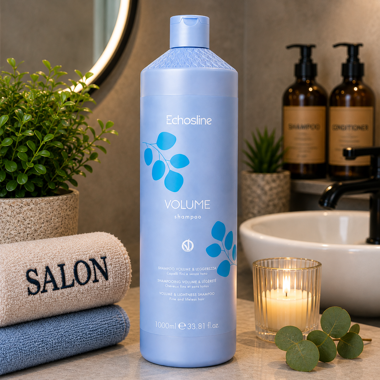 Volumenshampoo 1000 ml Echosline 
