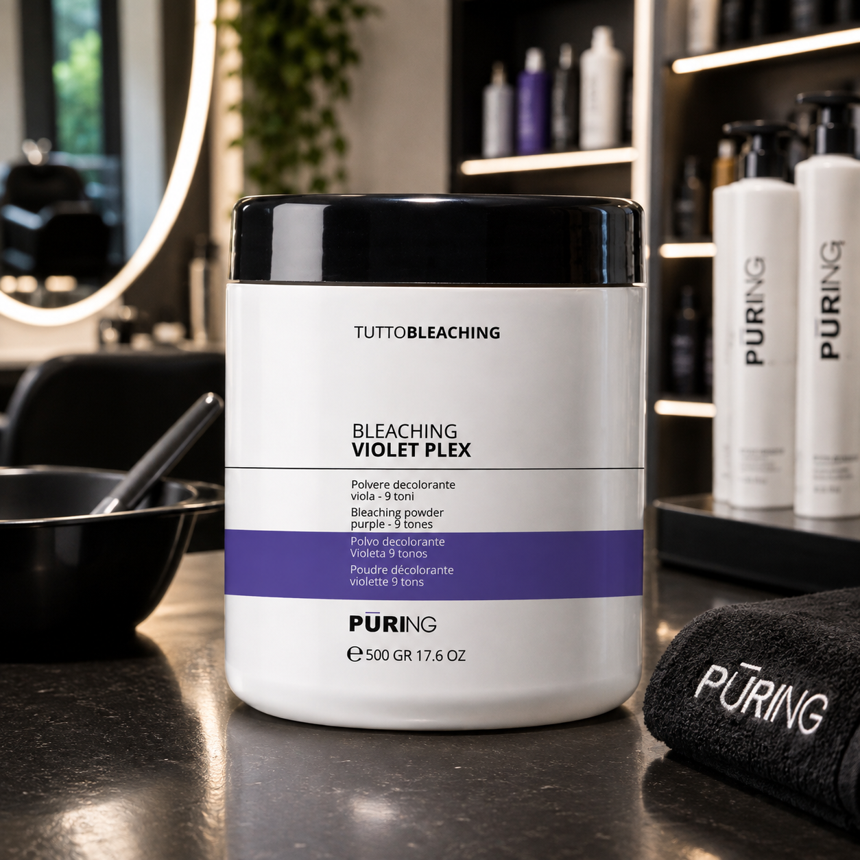 BLEACHING VIOLET PLEX Bleichmittel 9 Töne 500gr PURING