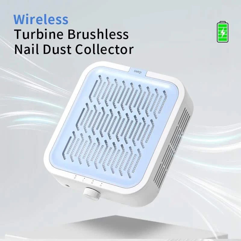 Aspiratore di polvere per unghie SNRQI Turbine Brushless (120 W) - Ricaricabile