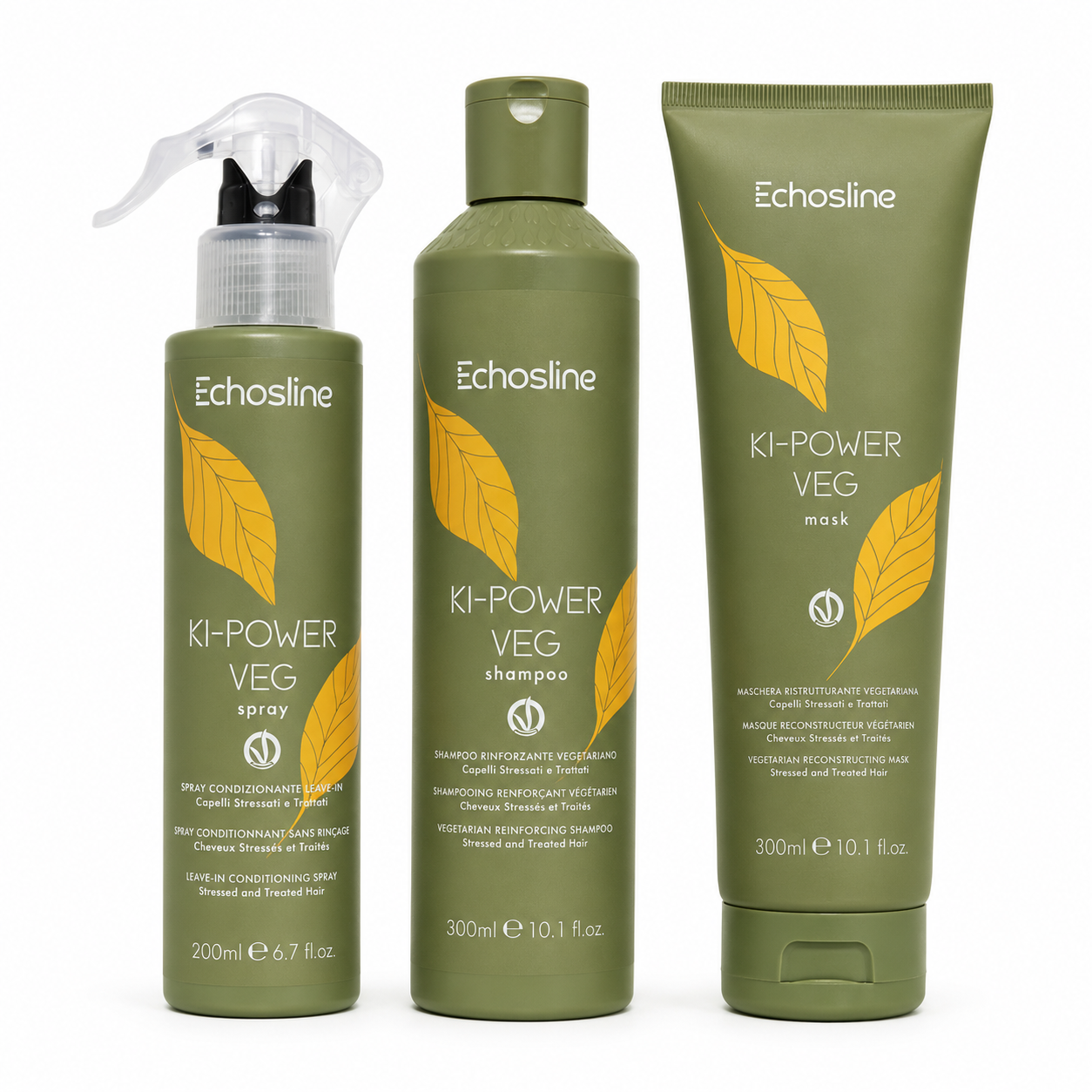 Kit Ricostruzione Capelli Echosline Ki-Power Veg