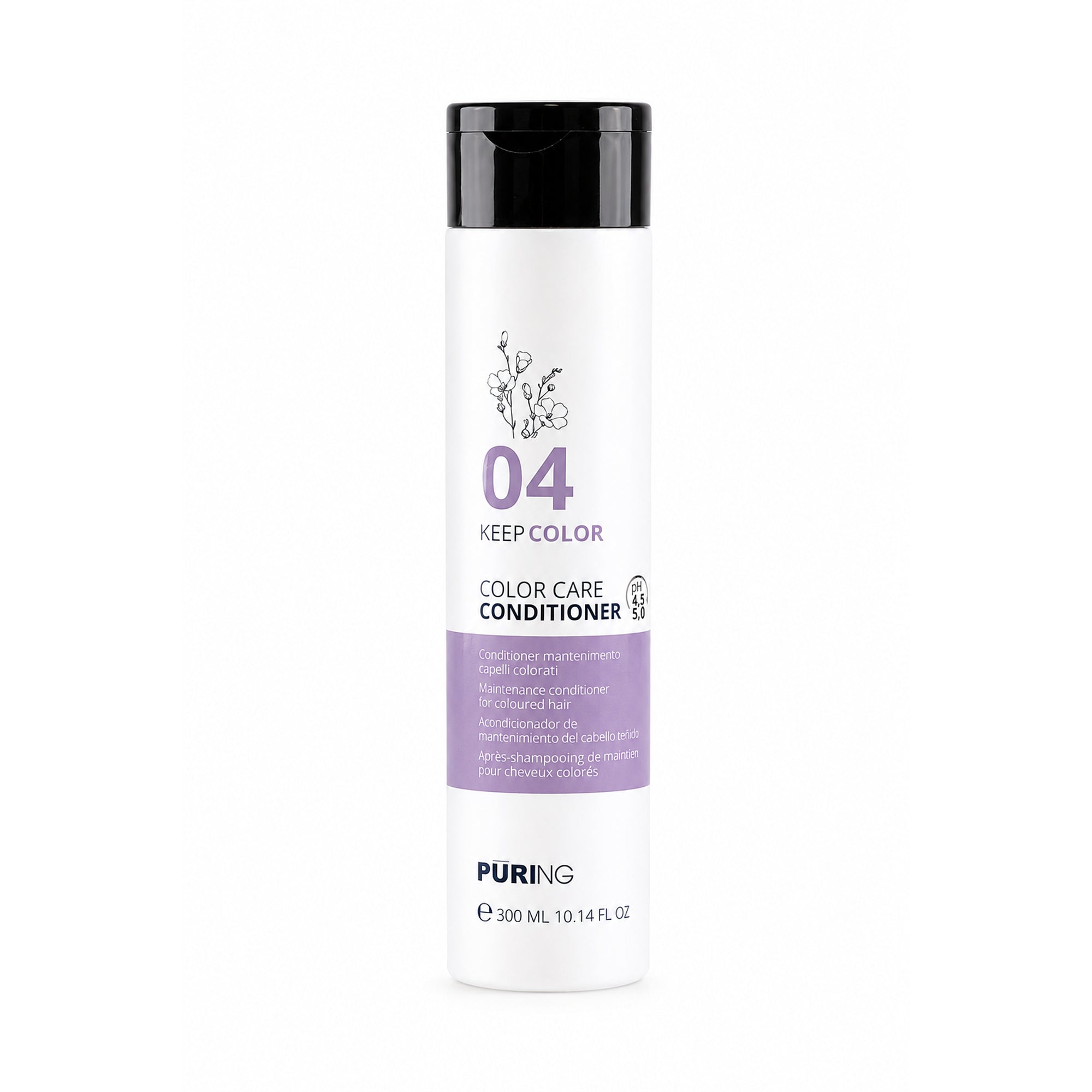 Puring 04 KeepColor Color Care Conditioner 300 ml per Capelli Colorati