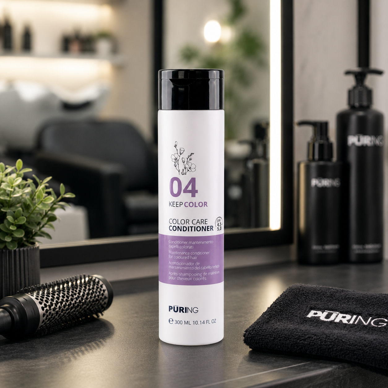 Puring 04 KeepColor Color Care Conditioner 300 ml per Capelli Colorati