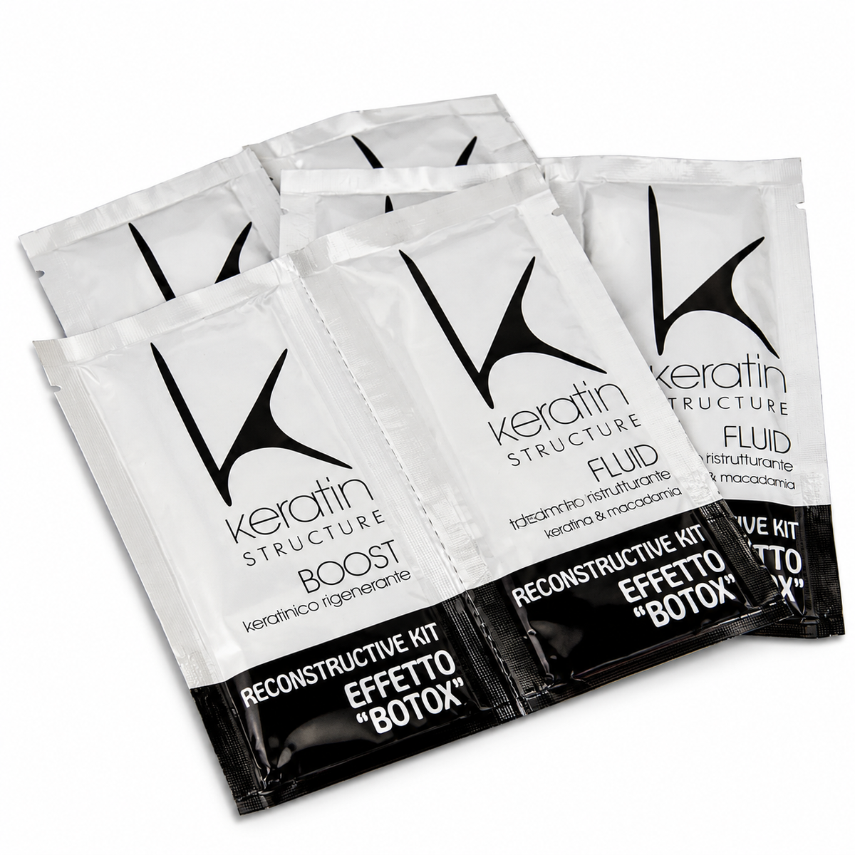 Restrukturierendes Haar-Kit mit EDELSTEIN BOOST + FLUID Keratin