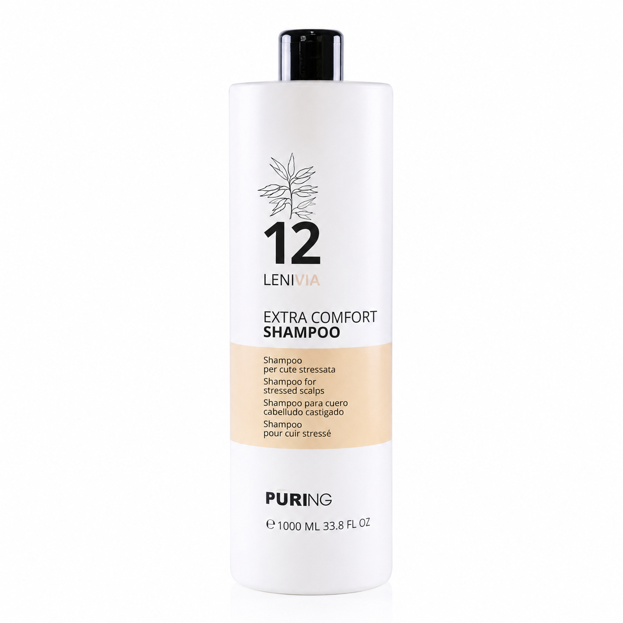Shampoo Extra Comfort  Cute Sensibile Puring 12 Lenivia 1000 ml