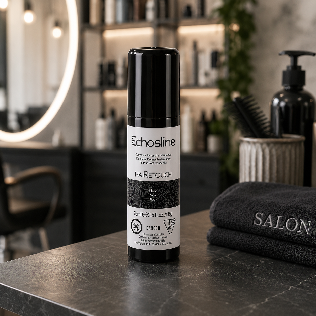 Spray Ricrescita Castano Scuro HaiRetouch 75 ml