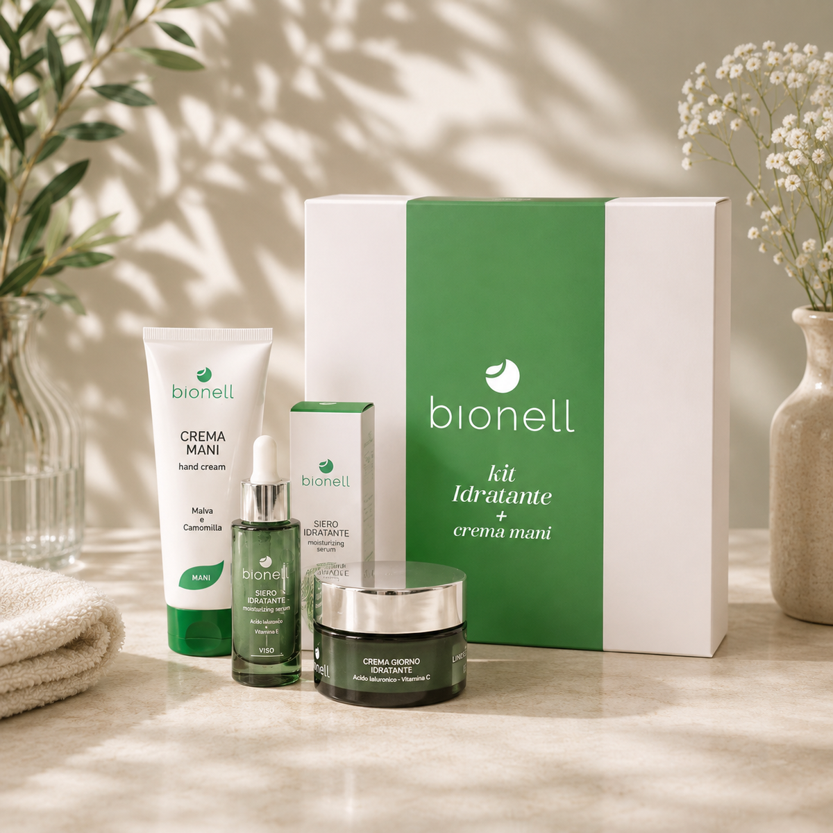 Bionell Kit Idratante – Routine Viso Nutriente