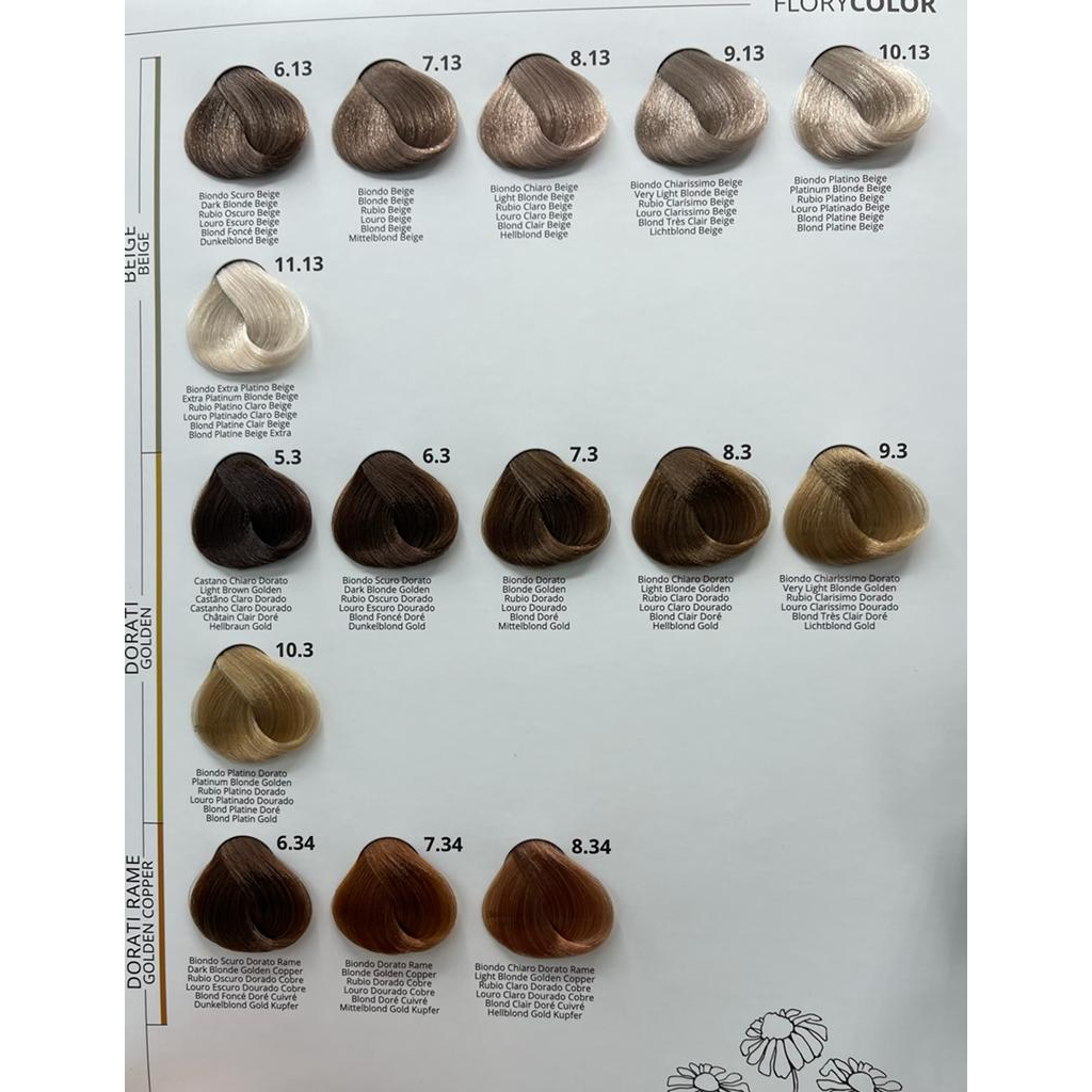 FLORY COLOR Crema Colorante Senza Ammoniaca 100ml