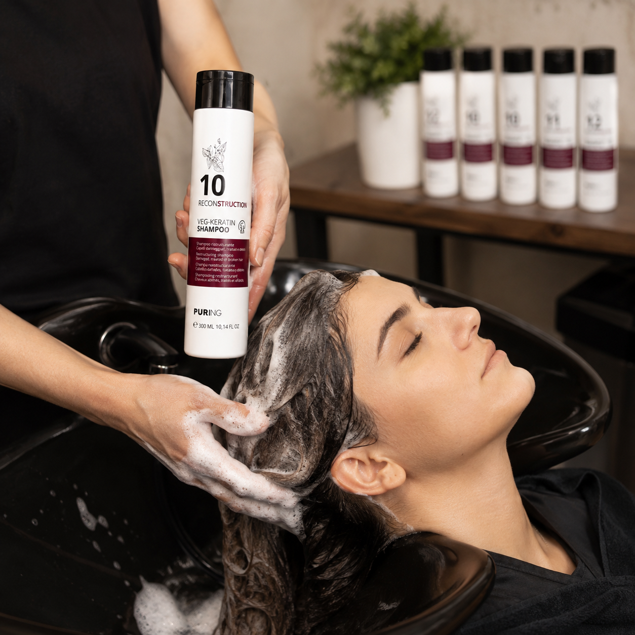 10 RECONSTRUCTION Puring Restrukturierendes Shampoo