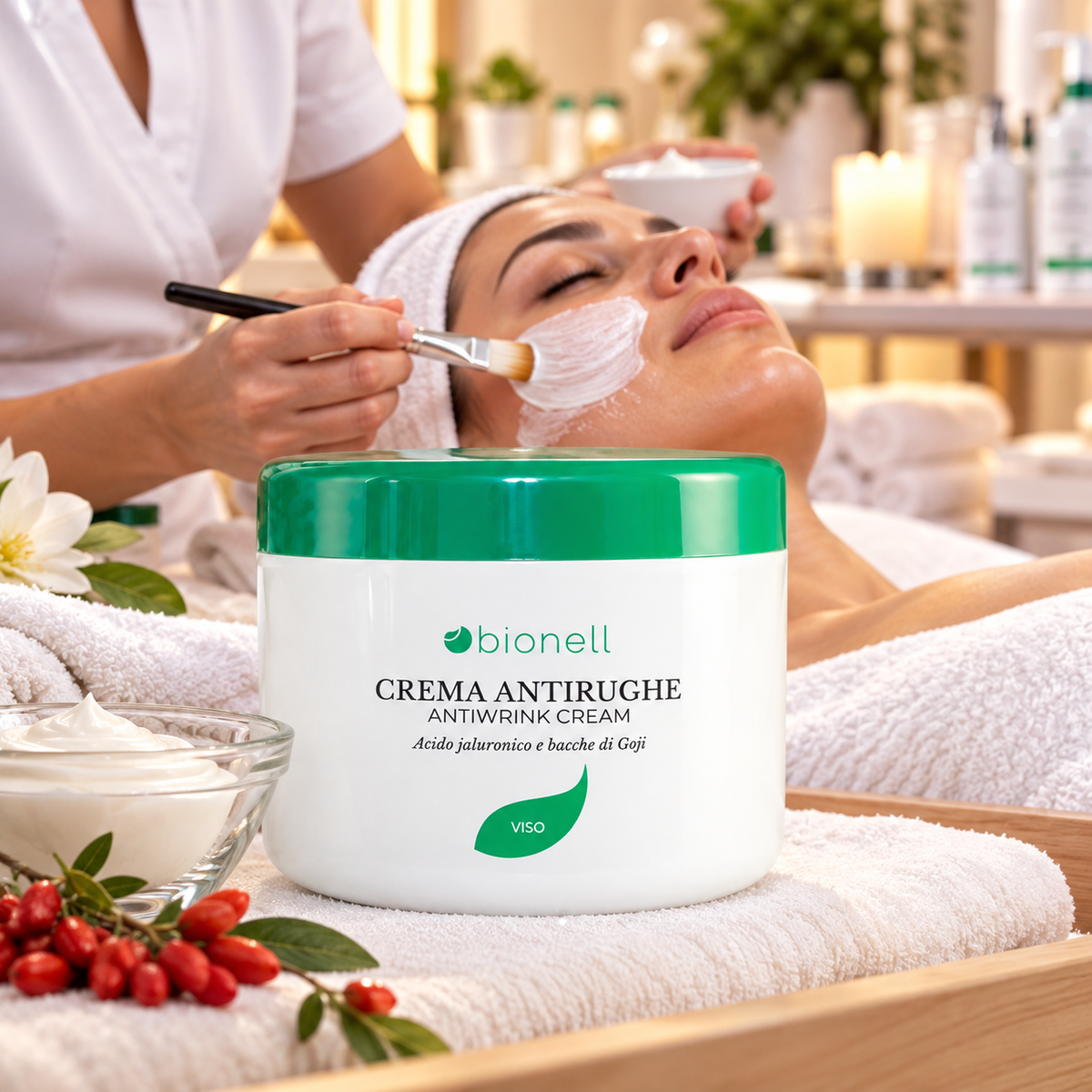Crema Antirughe Viso Acido Jaluronico BIONELL