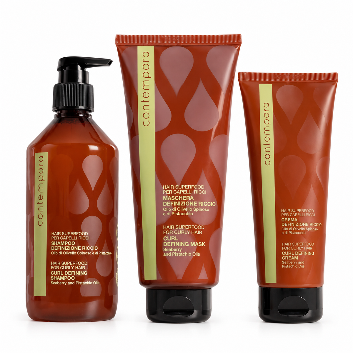 Crema Definizione Ricci 200 ml con Olio di Pistacchio