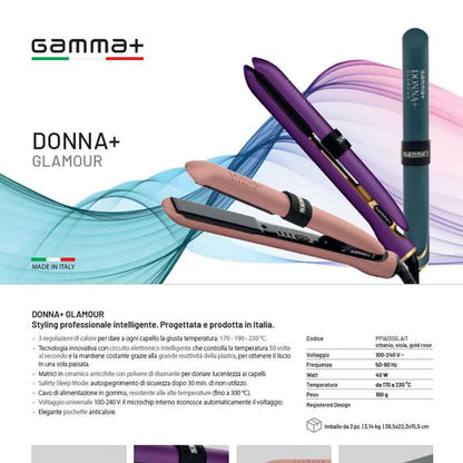 Piastra Professionale per Capelli Donna+ Glamour GAMMA PIU