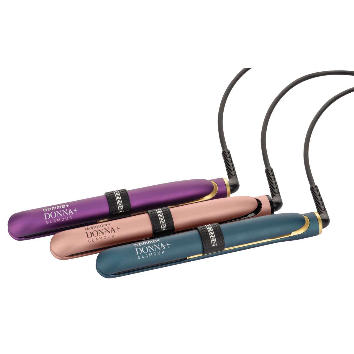 Professionelles Glätteisen für Damenhaar + Glamour PIU RANGE