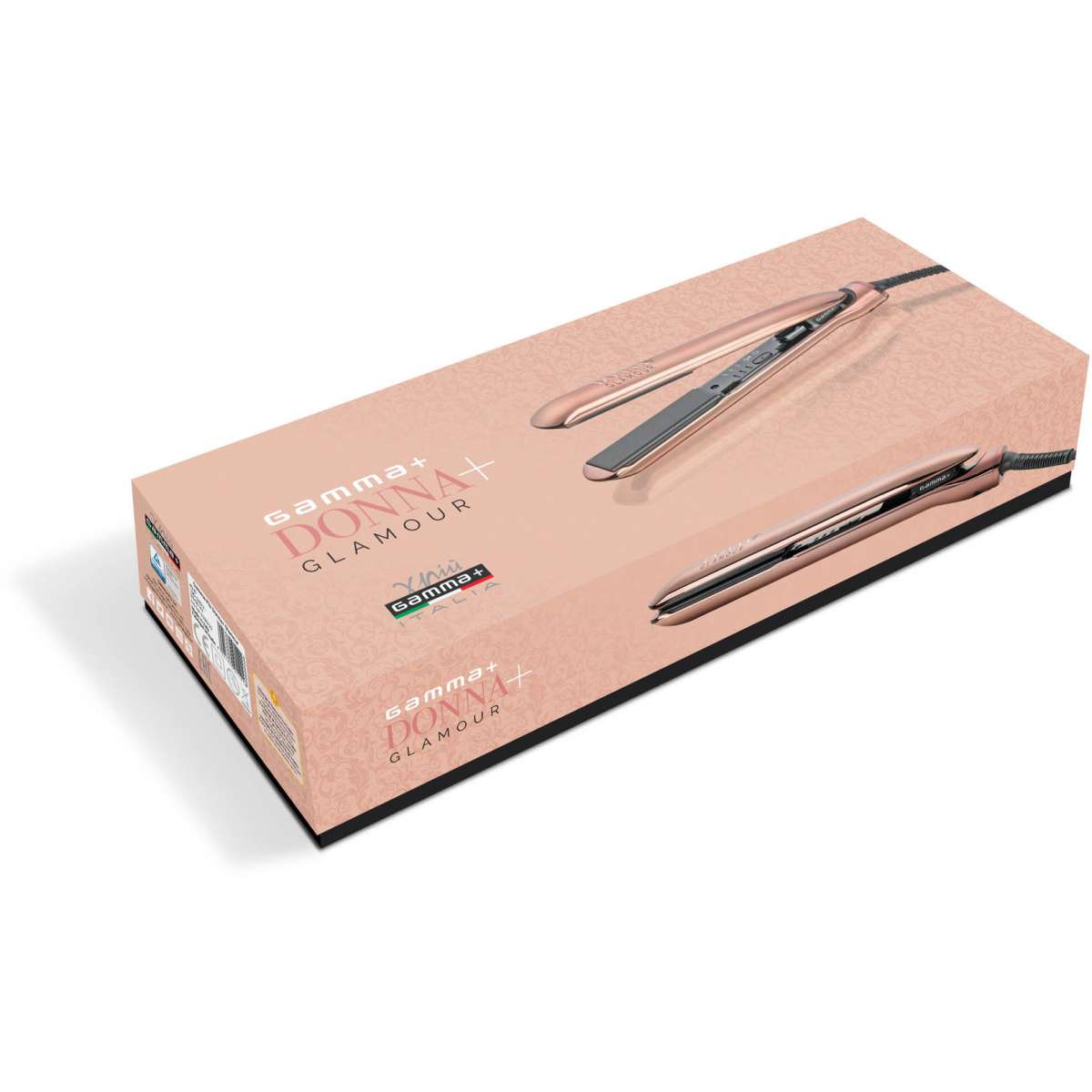 Professionelles Glätteisen für Damenhaar + Glamour PIU RANGE