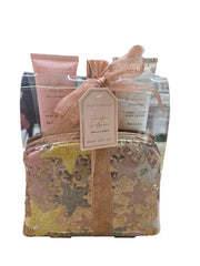 Confezione regalo di face complex pochette glitter vaniglia e Ambra