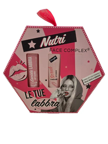 Confezione regalo di face complex per labbra