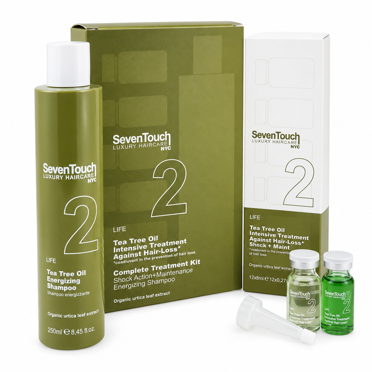 Kit Anticaduta Shampoo + Fiale Seven Touch