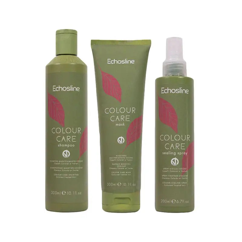 Kit Colour Care Shampoo 300ml + Mask 300ml + Spray 200ml Echosline