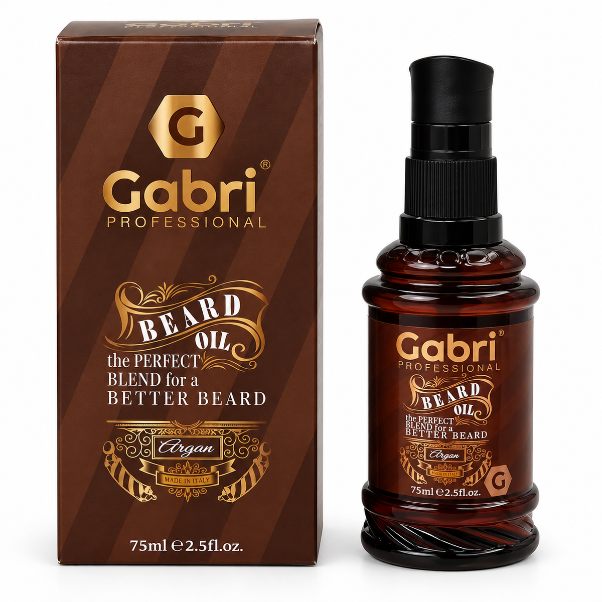 Olio da Barba Argan e Collagene Gabri Professional 75 ml