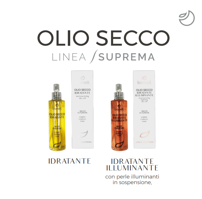 Olio secco idratante illuminante bionell