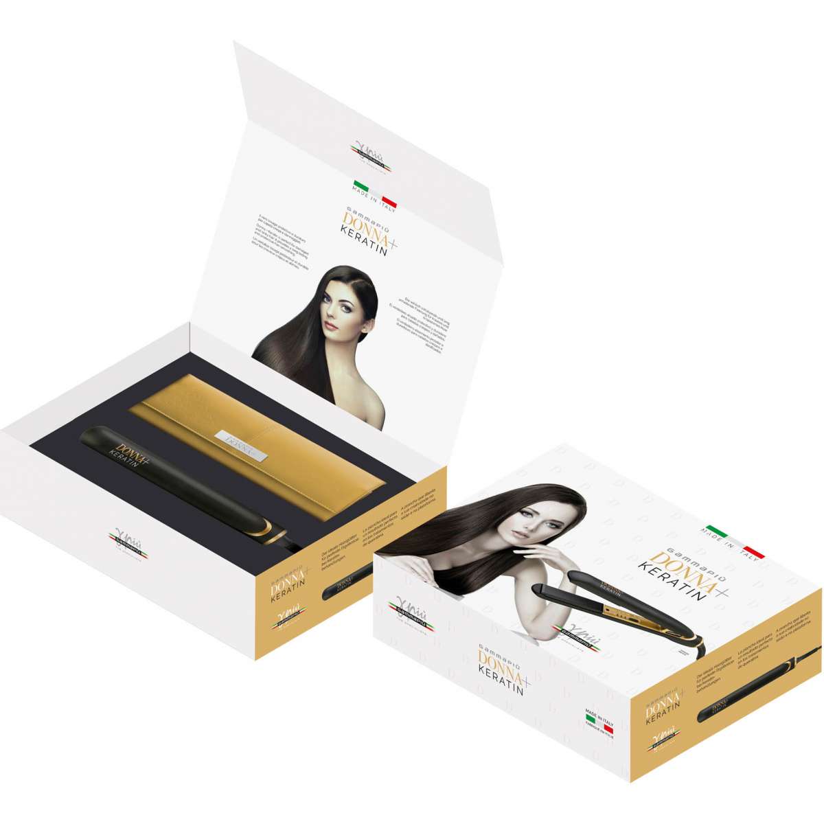 Glätteisen für Damen + Keratin 