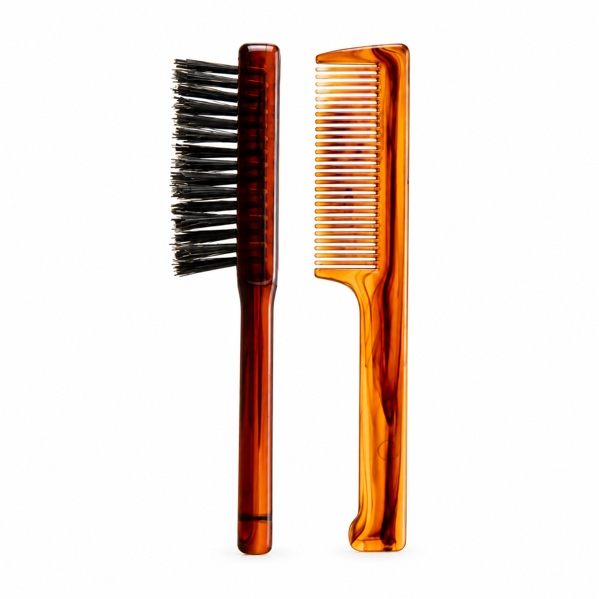 GUENZANI Professionelles Schildpatt-Schnurrbart-Set