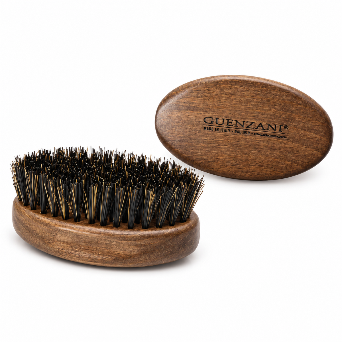 GUENZANI Kleine professionelle Bart-Schnurrbart-Bürste