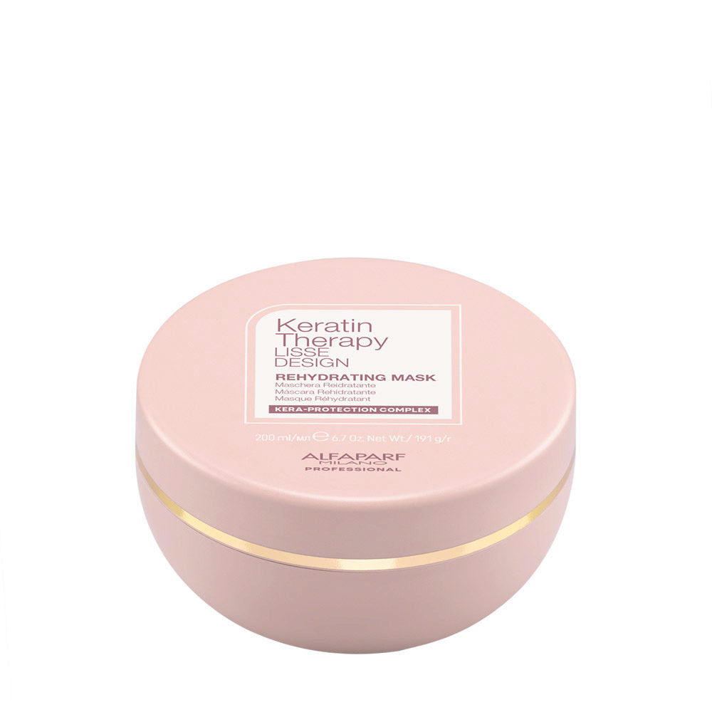 Alfaparf Keratin Therapy Lisse Design Rehydrating Mask 200 ml – rehydrierende Maske 