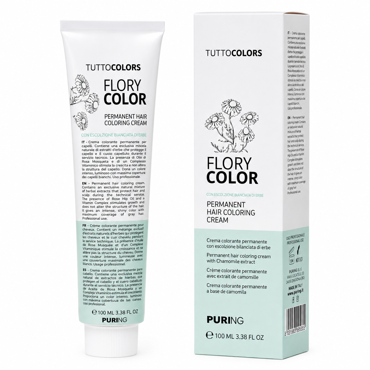 FLORY COLOR Crema Colorante Senza Ammoniaca 100ml